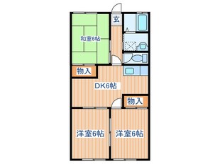 Ｋハイツの物件間取画像